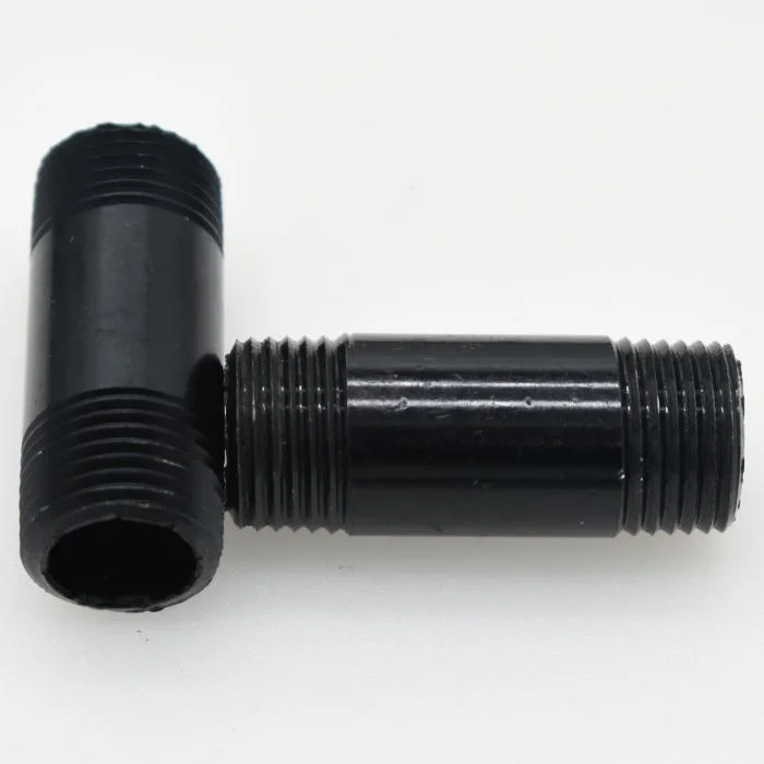 Black Cast Iron Pipe Fitting Nipple 3/4