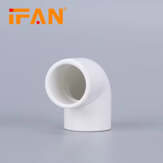 Ifanplus 도매 UPVC 소재 PVC Sch40 피팅 고품질 UPVC 파이프 피팅